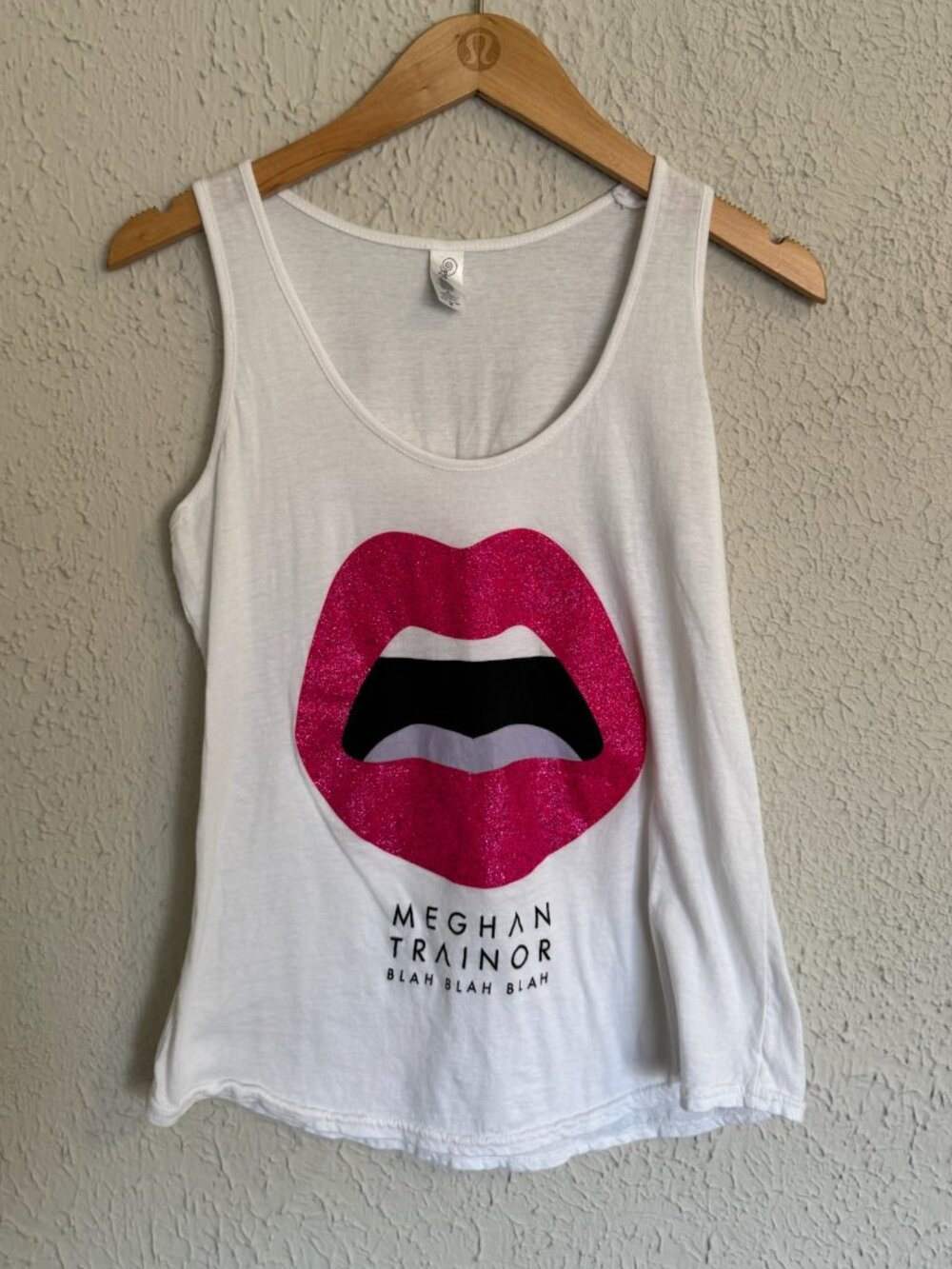 Meghan Trainor Glitter Lip Top